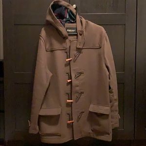 FARAH Hooded Duffle/Toggle Overcoat